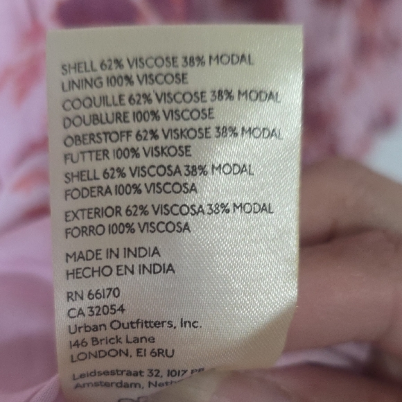 Free People Pink and White Long Sleeve Sundress - Picture 6 of 6